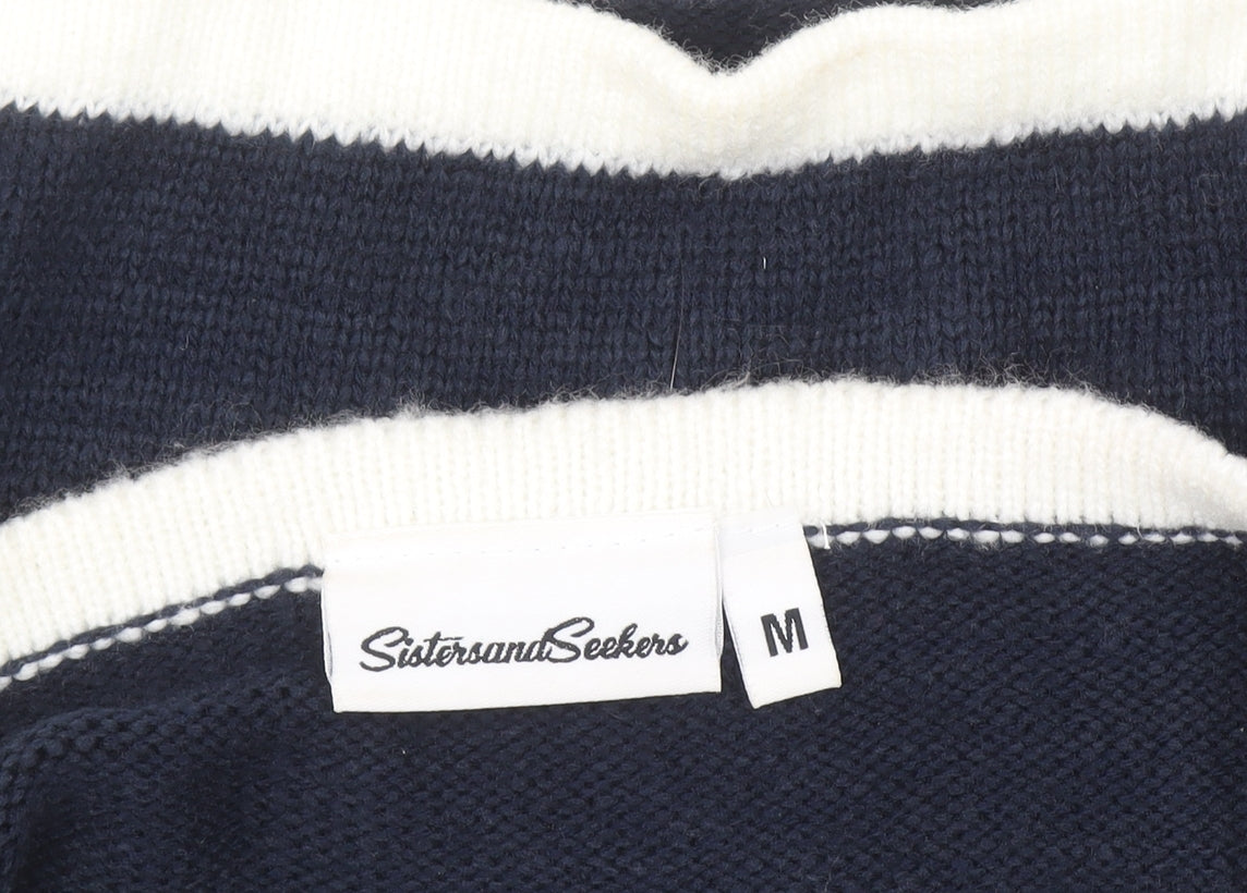 Sisters and Seekers Women’s Blue Knit Cropped Tube Top M