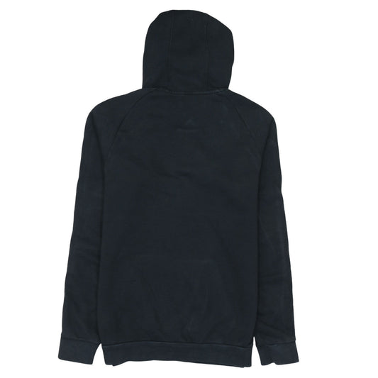 Adidas Mens Black Pullover Hoodie Small Logo Sportswear