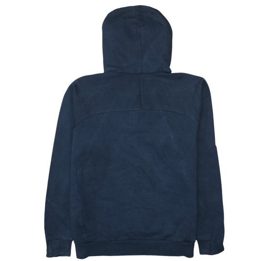 Nike Men's Blue 1/2 Zip Fleece Hoodie L Regular Fit Sportswear