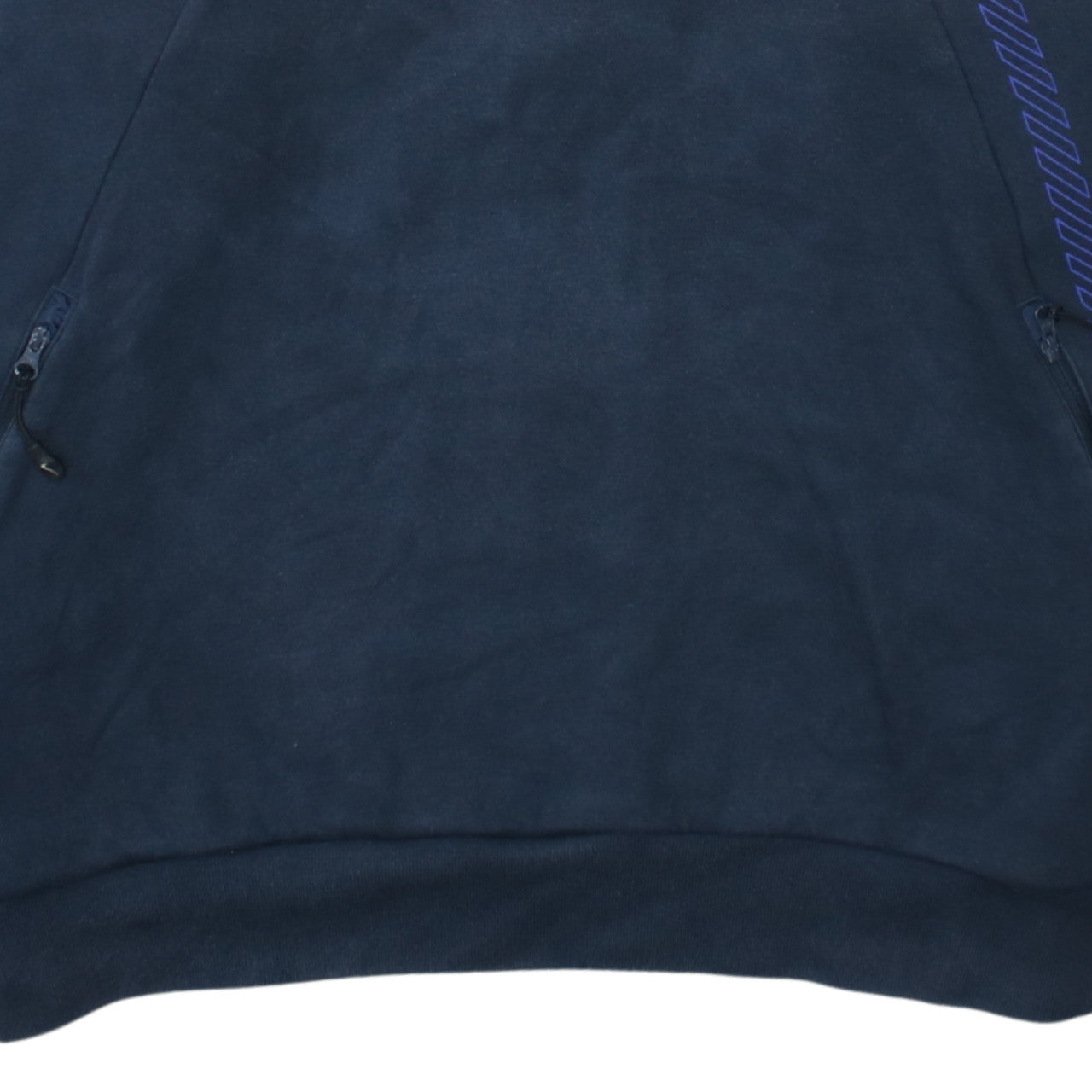 Nike Men's Blue 1/2 Zip Fleece Hoodie L Regular Fit Sportswear