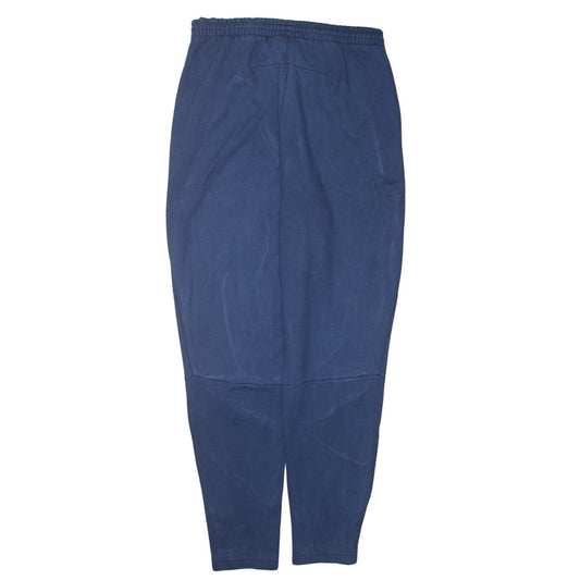 Adidas Men's Blue Jogger Trousers M Regular Fit Cotton Blend