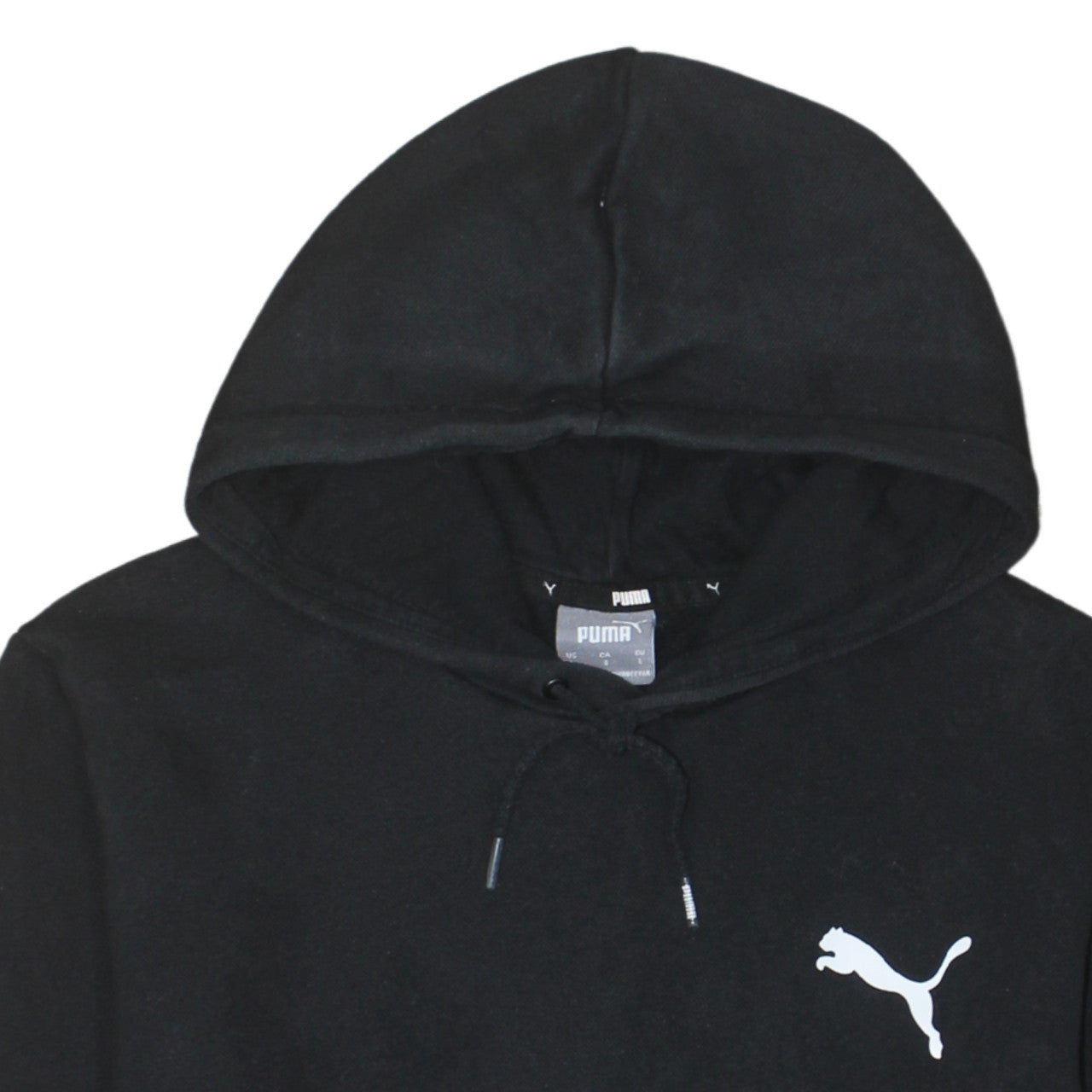 Puma Men's Black Pullover Hoodie Size S Regular Fit Sportswear