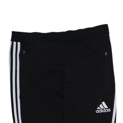 Additional view of adidas Men’s Black Slim Fit Track Pants S Climalite Zip Pockets