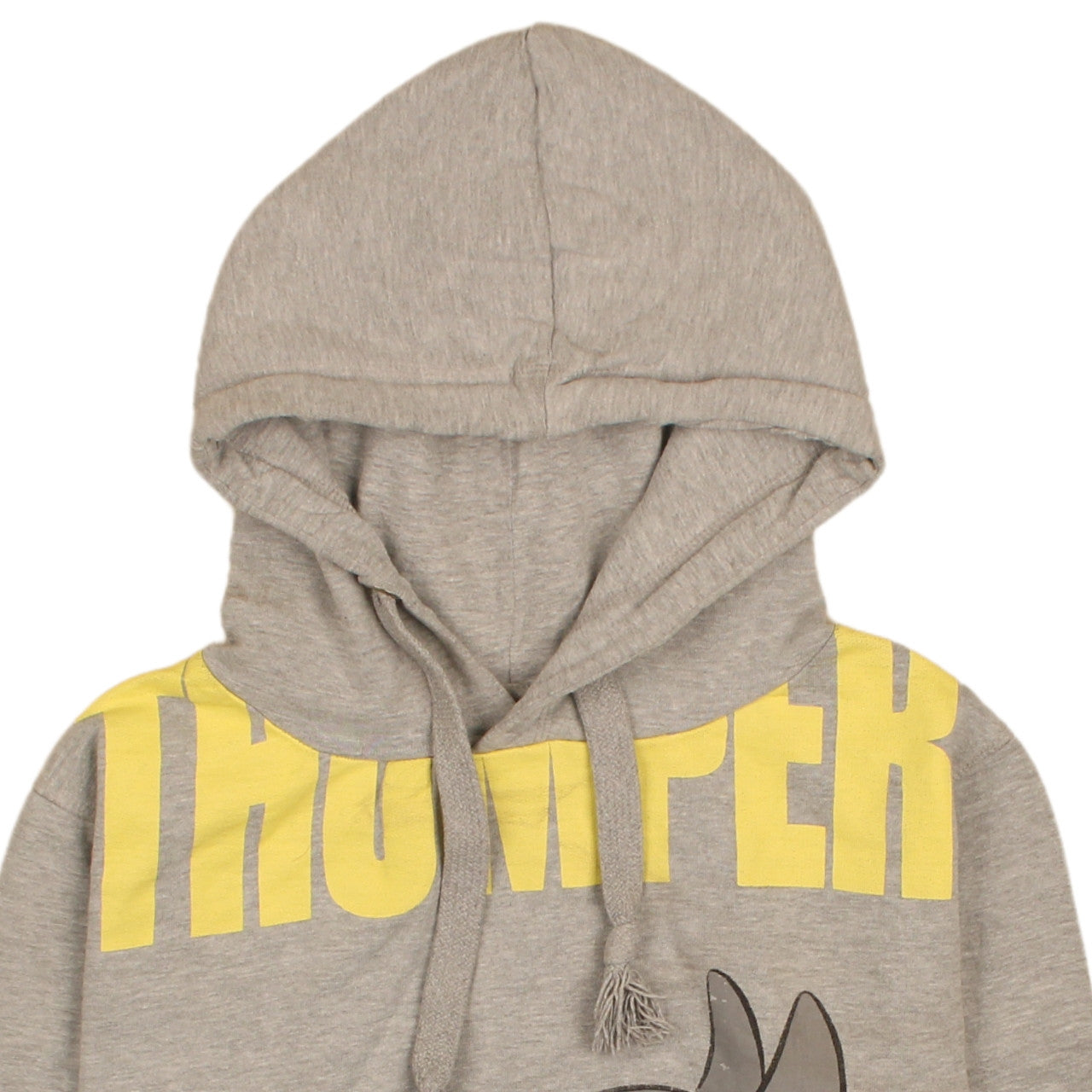 Disneyland Paris Womens Grey Thumper Hoodie Size L Pullover Fleece
