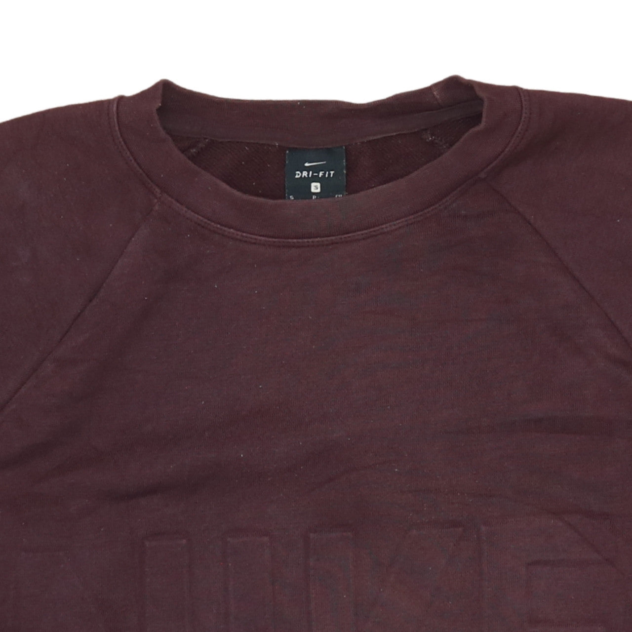 Nike Women's Burgundy Dri-FIT Pullover Sweatshirt Small