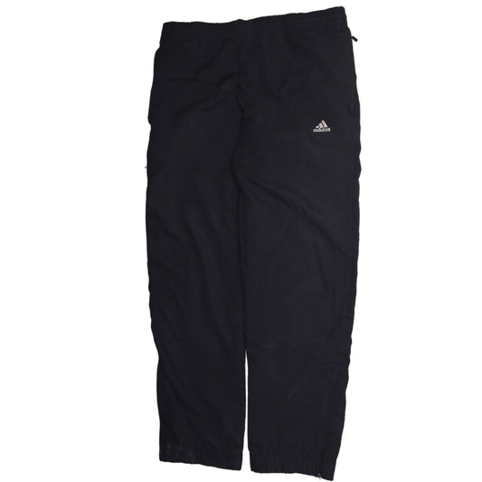Adidas Boys Black M Track Pants Elastic Waist Jogger Style Activewear