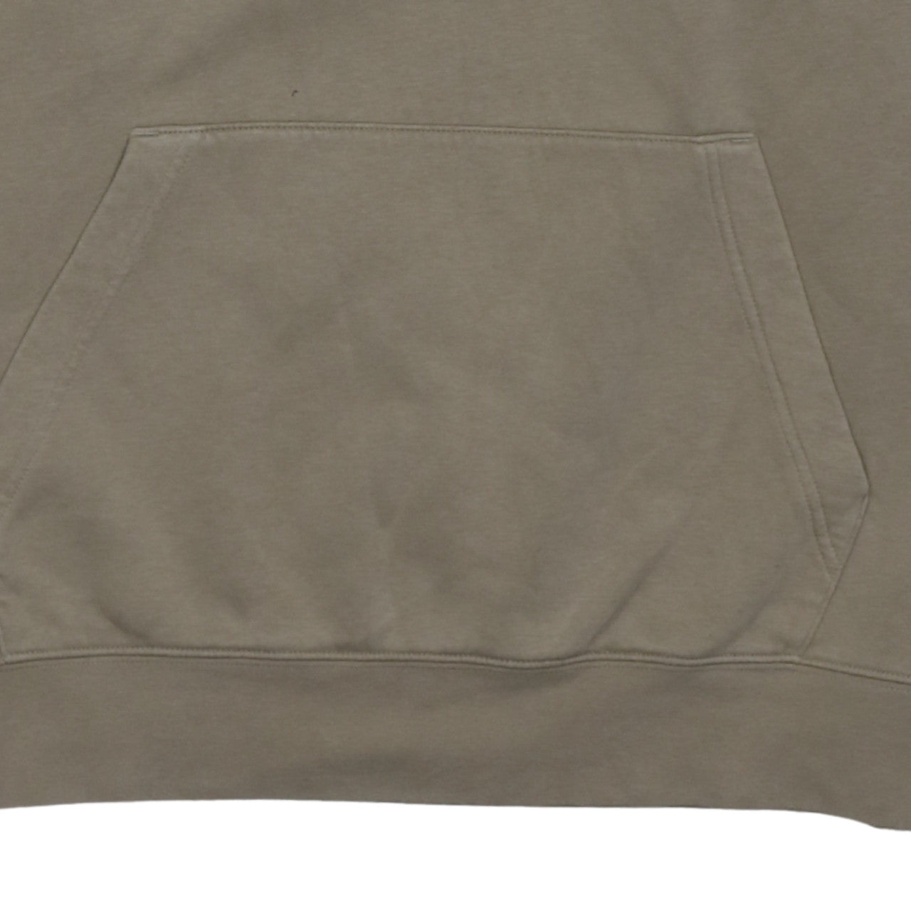 Nike Mens Beige Pullover Hoodie L Logo Fleece Hooded Sweatshirt