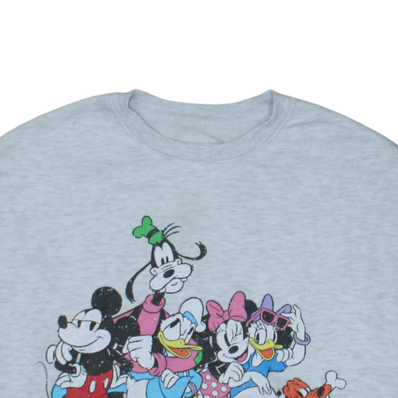 Primark Disney 100 Women’s Grey Pullover Sweatshirt XS Mickey & Friends Print