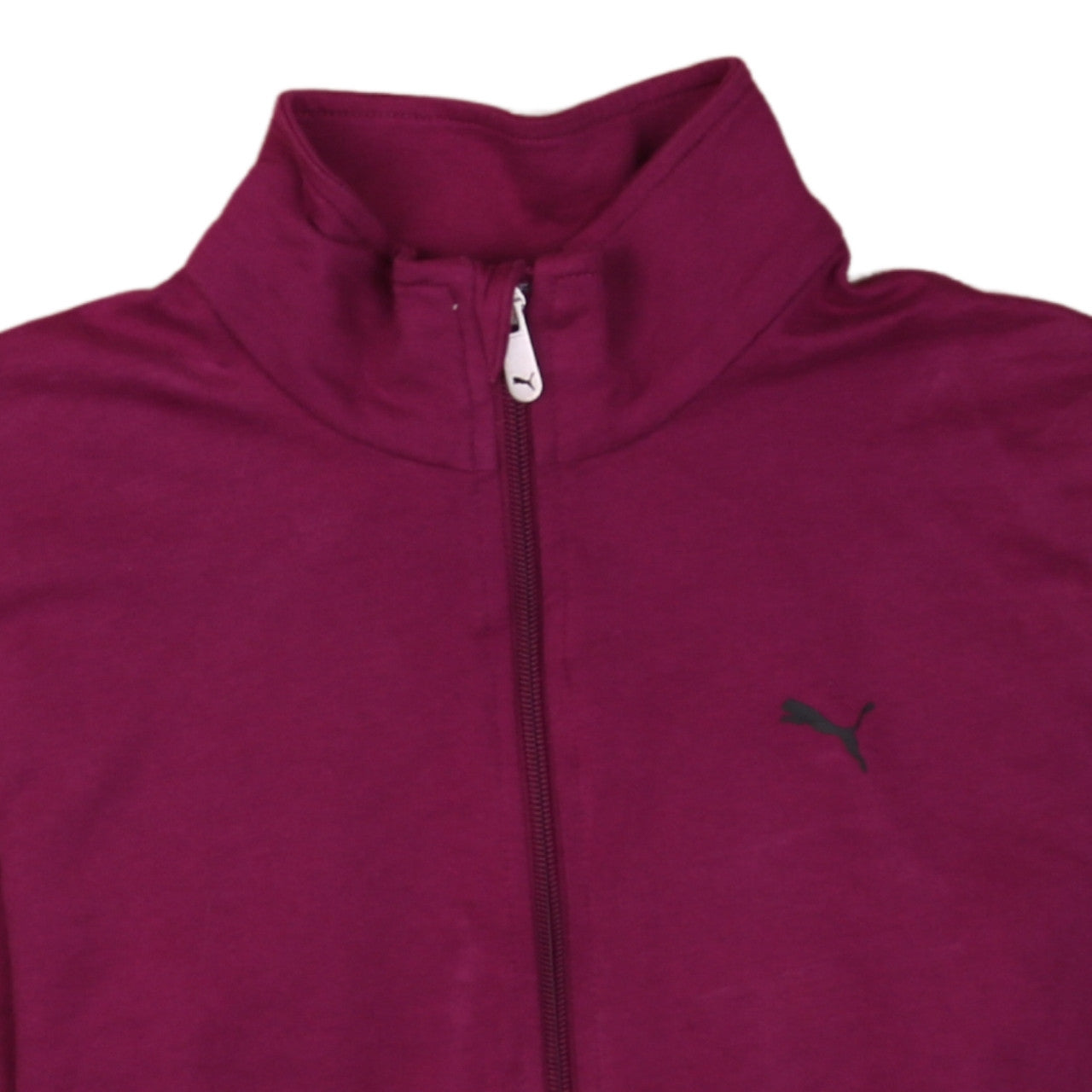 Puma Womens Purple Full Zip Sweatshirt Size 12 Classic Fit