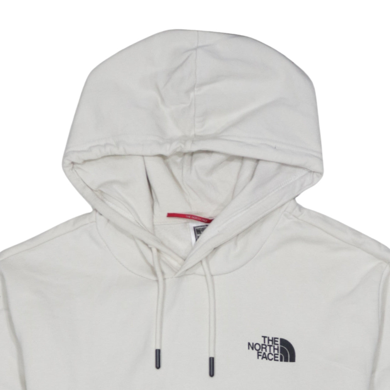 The North Face Men’s White Pullover Hoodie M Logo Outdoor Style