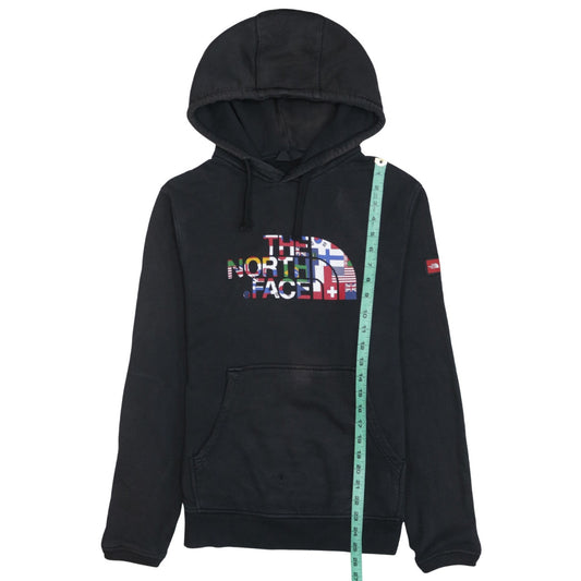 The North Face Men's Black Pullover Hoodie Size M Graphic Logo