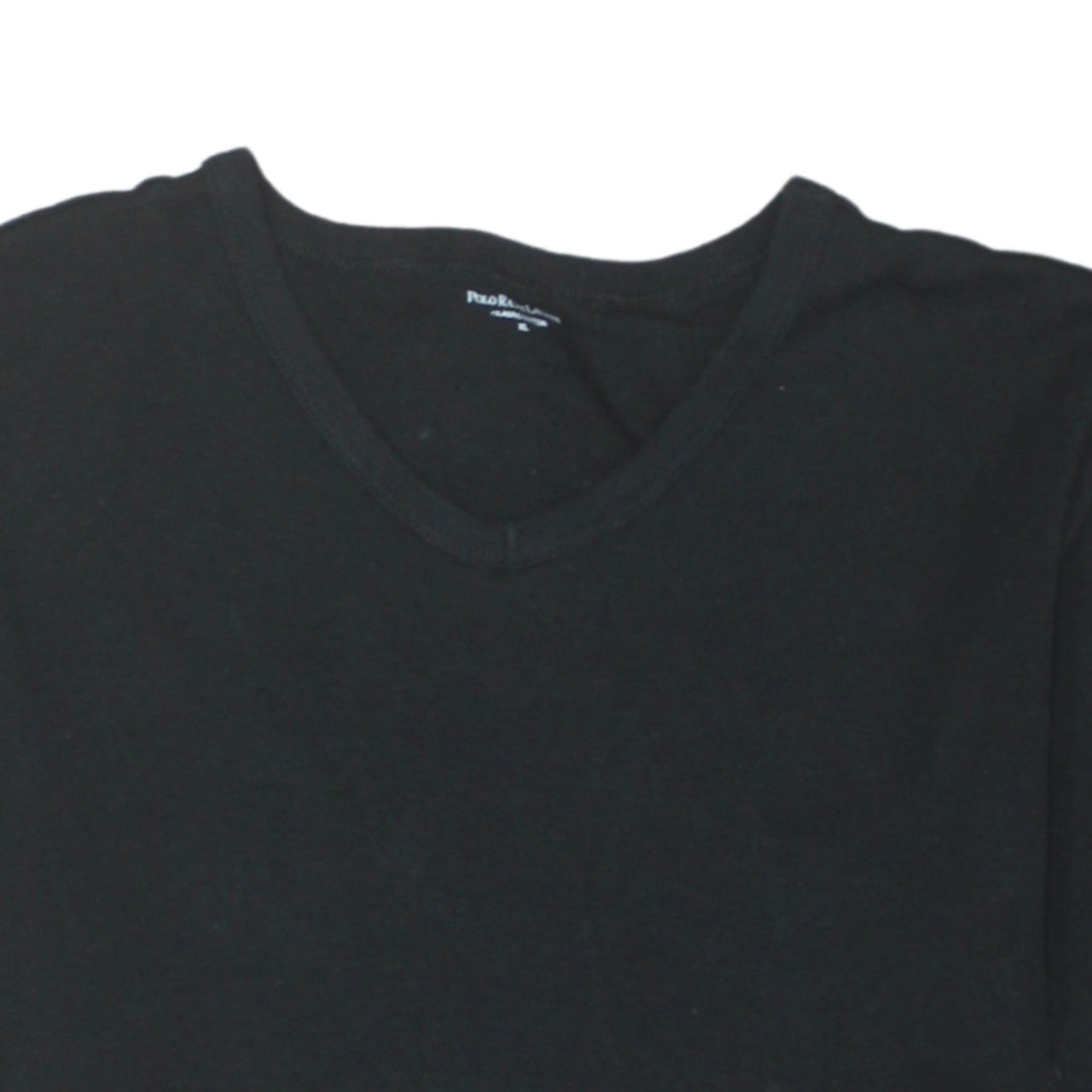 Polo Ralph Lauren Men's Black XL Classic Cotton V-Neck T-Shirt