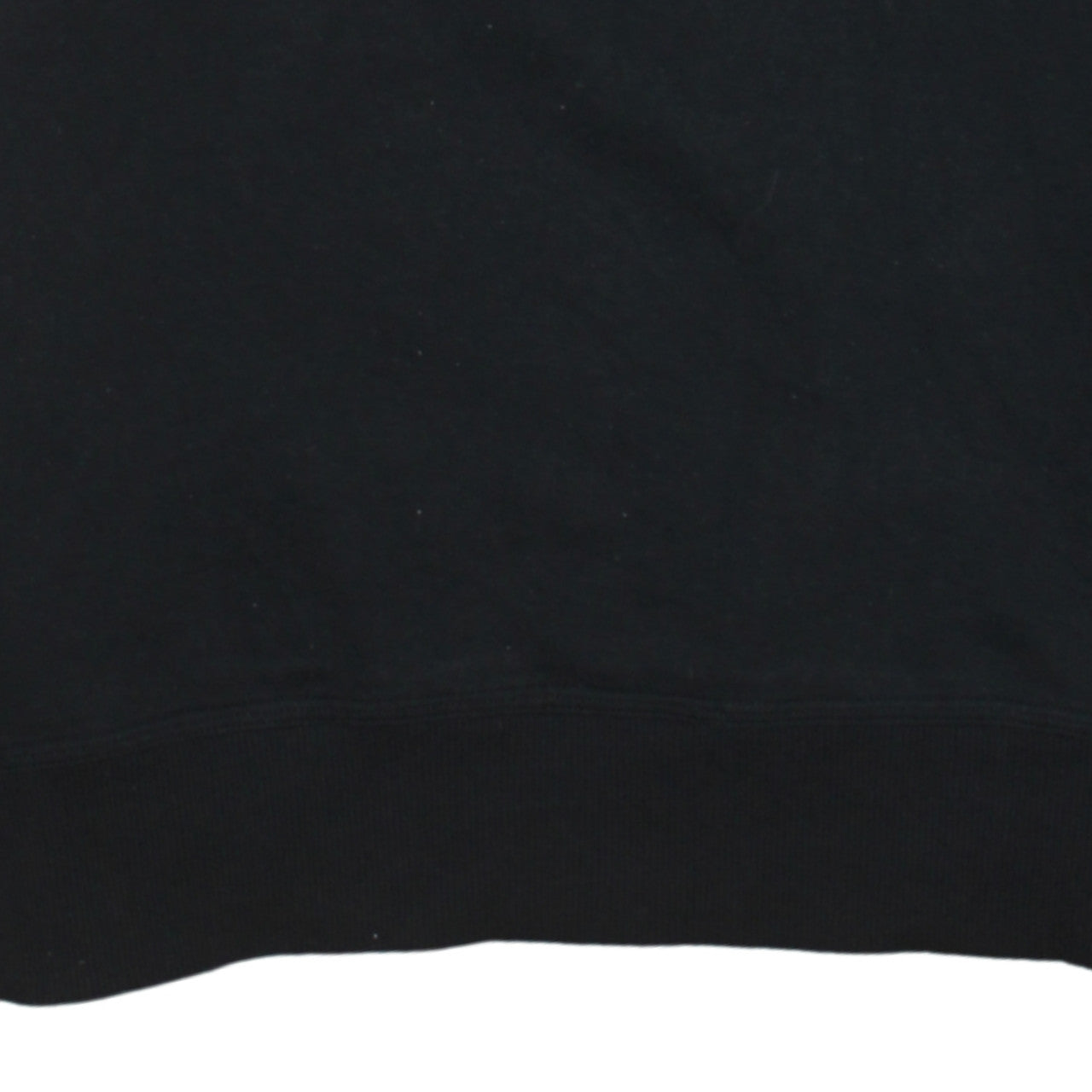 Champion Men's Black Small Crew Neck Logo Sweatshirt
