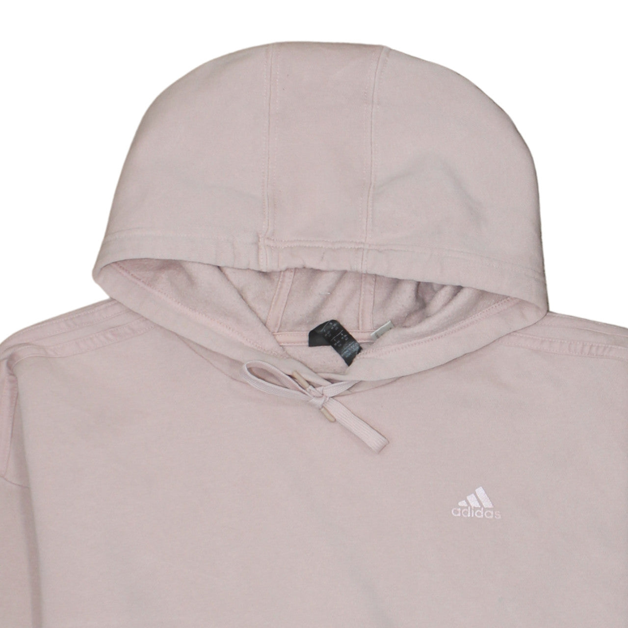 Additional view of Adidas Women's Beige Pullover Hoodie, size 12/14, Cotton Blend Casual