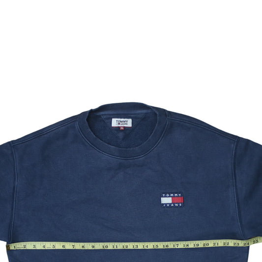 Tommy Jeans Men's Blue XL Pullover Crew Neck Sweatshirt