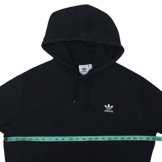 Adidas Mens Black Pullover Hoodie Size L Sports Casual Sweatshirt