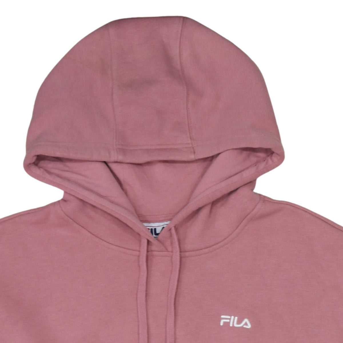 Additional view of Fila Women’s Pink Pullover Hoodie L Embroidered Logo Sweatshirt