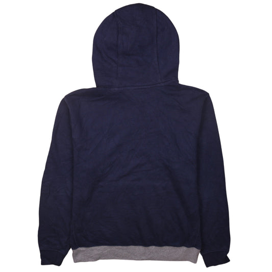 Nike Mens Blue Pullover Hoodie Medium Graphic Logo Sweatshirt
