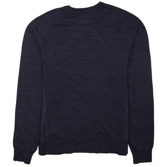 Champion Men's Blue Small Crew Neck Pullover Sweatshirt