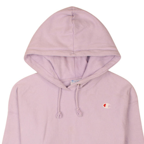 Champion Womens Lilac Reverse Weave Pullover Hoodie Large