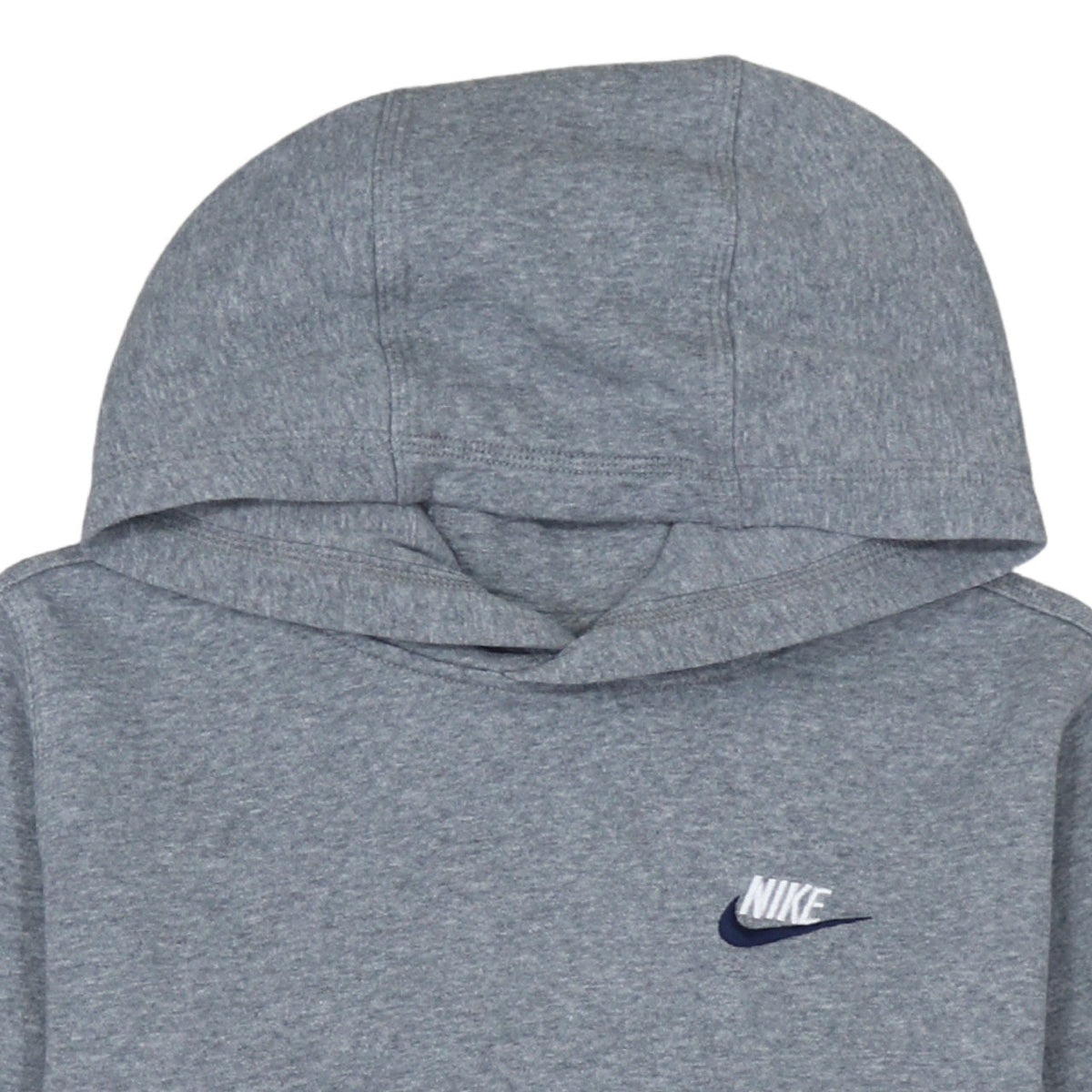 Additional view of Nike boys’ grey pullover hoodie xl (158-170cm) classic fit logo sweatshirt