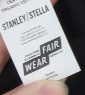 Stanley/Stella Men's Black XL Graphic Art Cotton T-Shirt