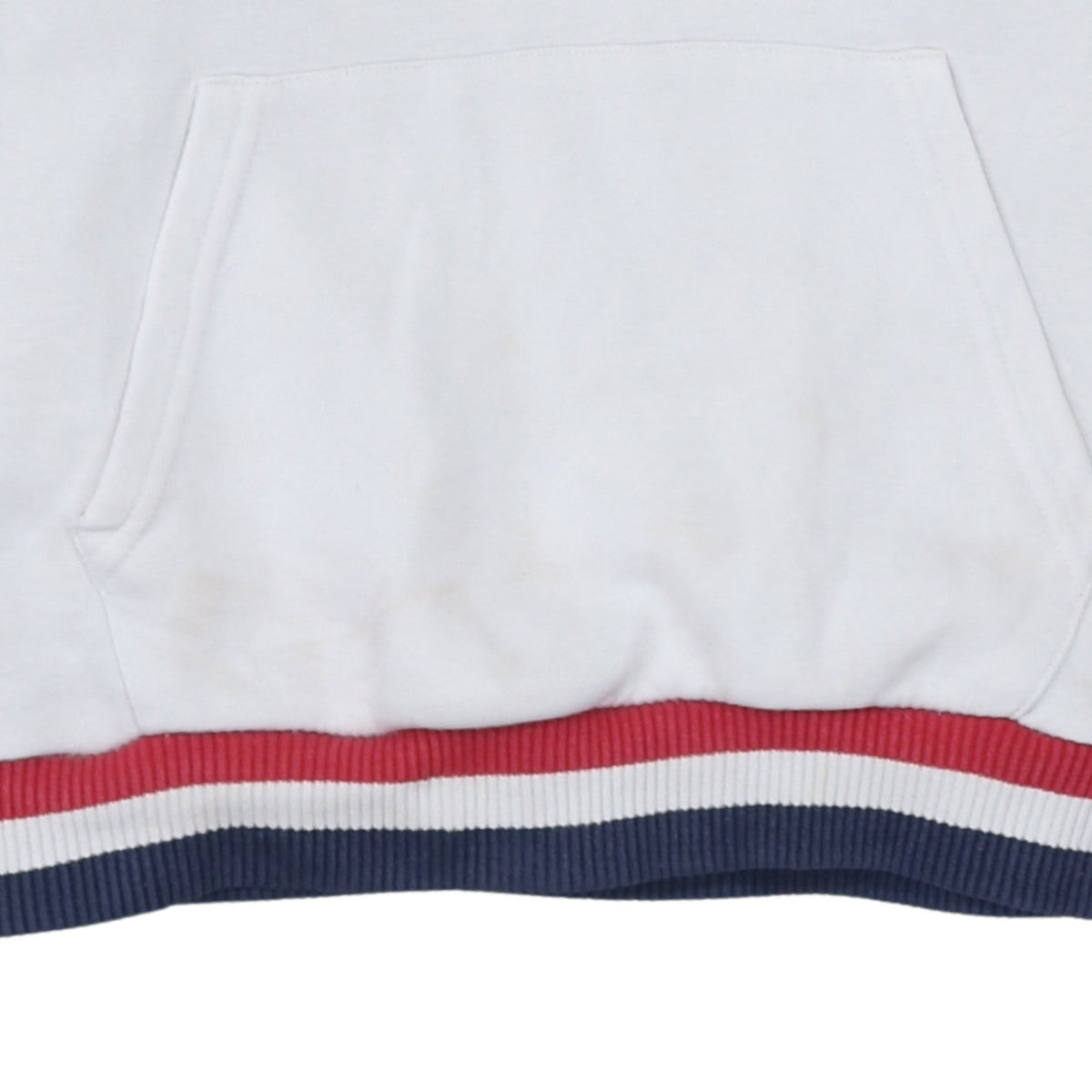 Additional view of Fila Men's White Pullover Hoodie S Logo Graphic Cotton Blend
