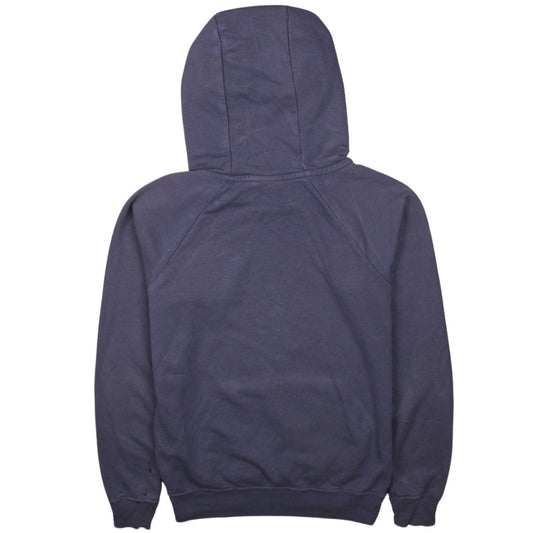Nike Womens Blue Pullover Hoodie XS Hooded Sweatshirt