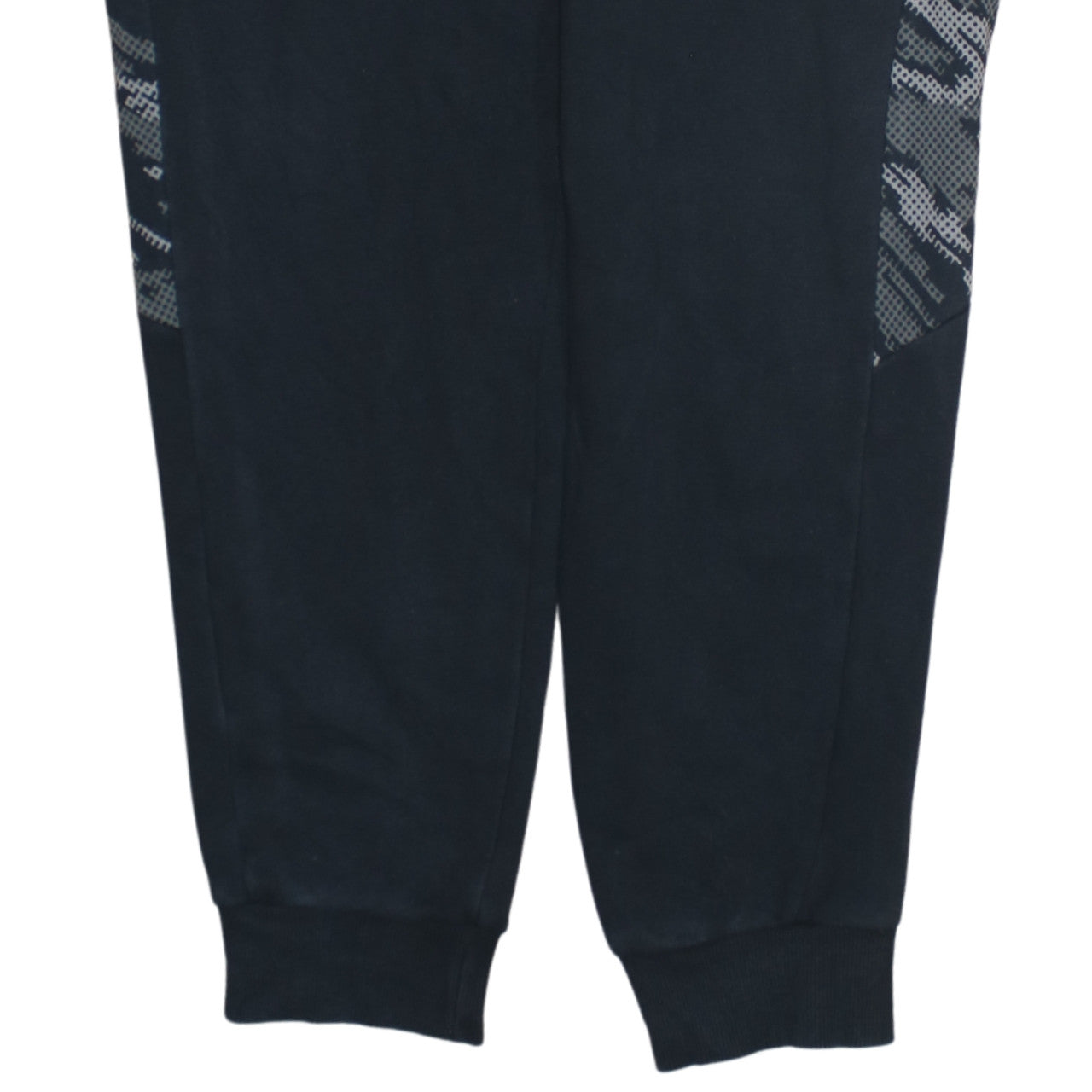 Puma Men’s Black Jogger Sweatpants M Camo Side Stripe Sportswear