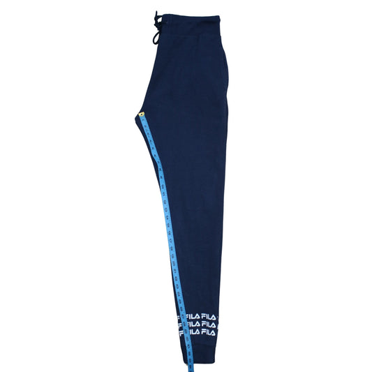 FILA Men's Blue XL Jogger Trousers Fleece Activewear Pants