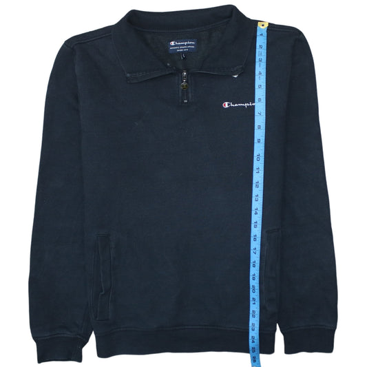 Champion Women’s Black 1/4 Zip Pullover Sweatshirt L