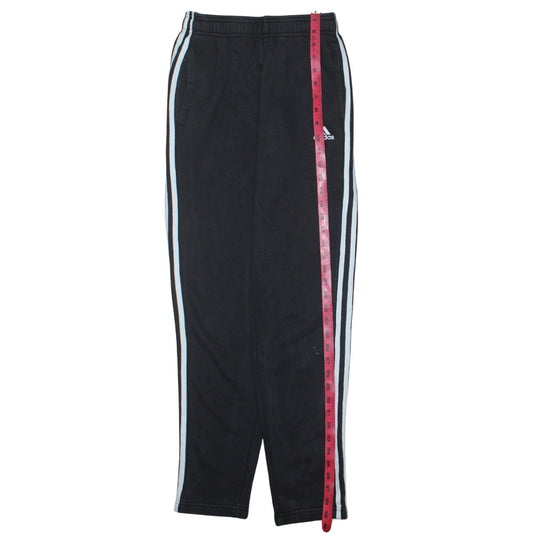 Adidas Men’s Black Track Pants S Regular Fit Athletic Trousers