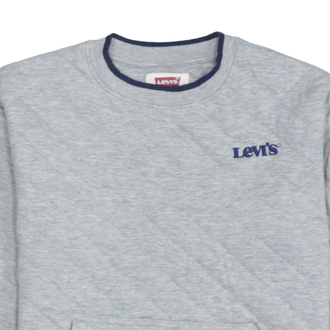 Levi's Boys Grey Crew Neck Pullover Sweatshirt Size 12 Years