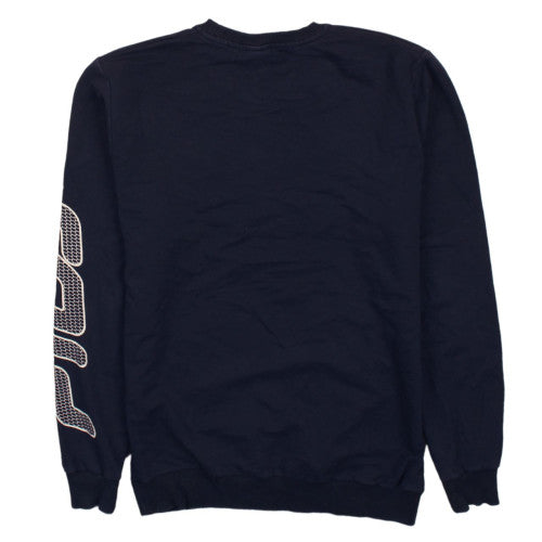FILA Men's Blue XL Pullover Sweatshirt Retro Sports Logo