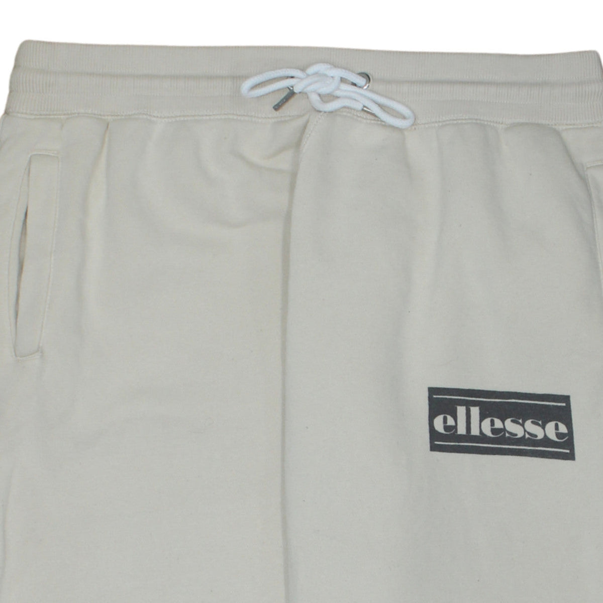 Additional view of Ellesse women’s beige jogger sweatpants uk 16 elastic waist comfort fit