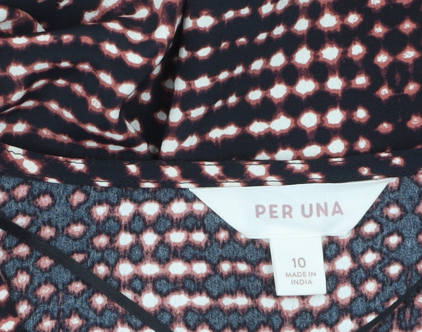 Marks and Spencer Per Una Women's Multicoloured Size 10 A-Line Dress