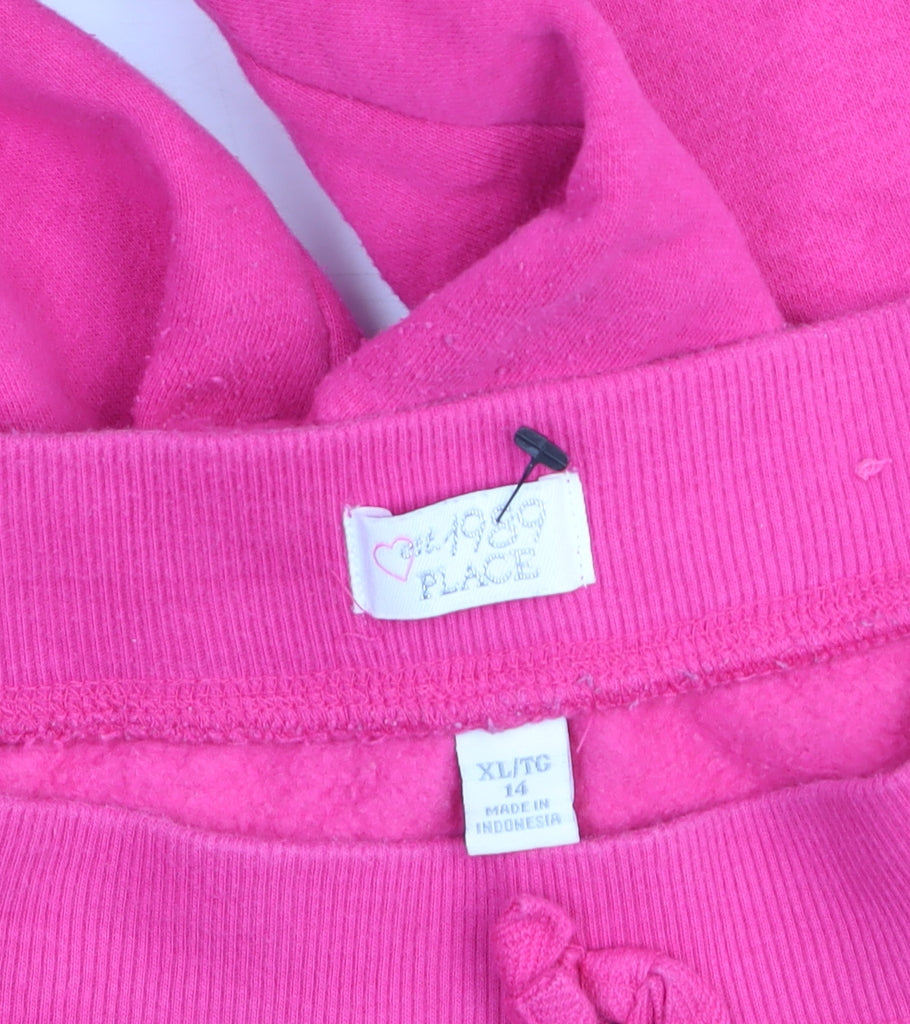 Additional view of The Children's Place girls’ pink awesome jogger trousers, size 14, xl