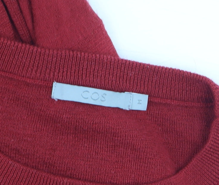 Additional view of COS Women Red Long Sleeve Wool Blend Jumper M