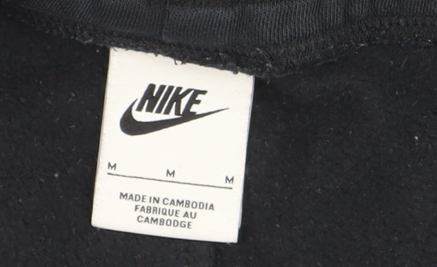 Additional view of Nike Men's Black Jogger Trousers M Regular Fit Fleece Zip Pocket