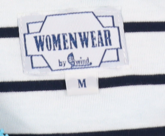 By Wind Womens Blue Quilted Polyester Sleeveless Bodywarmer M