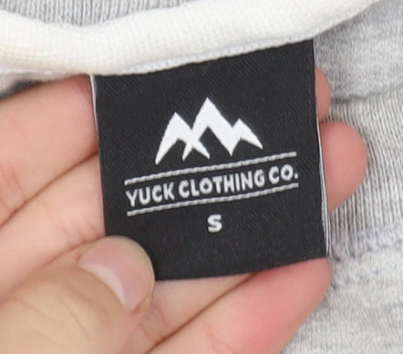 Additional view of Yuck Clothing Co. Men's Grey Small Pullover Sweatshirt