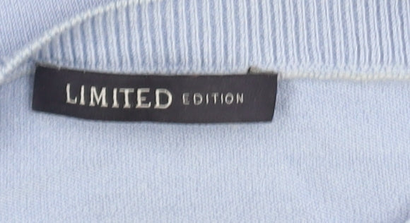 Additional view of Marks & Spencer Women’s Blue Crew Neck Long Sleeve jumper, size UK 16