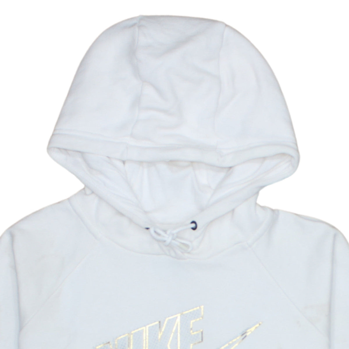 Additional view of Nike women’s white hoodie medium pullover drawstring sweatshirt