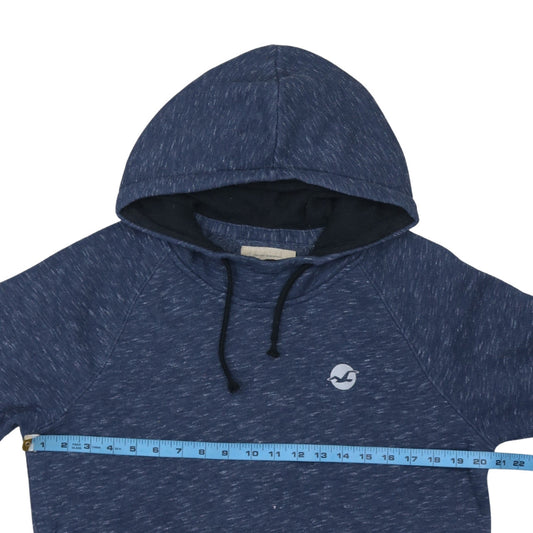 Hollister Men’s Blue Pullover Hoodie Size S Logo Classic Style
