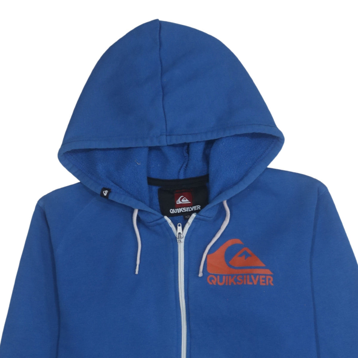 Additional view of Quiksilver boys’ blue full zip hoodie 13-14 years cotton blend fleece