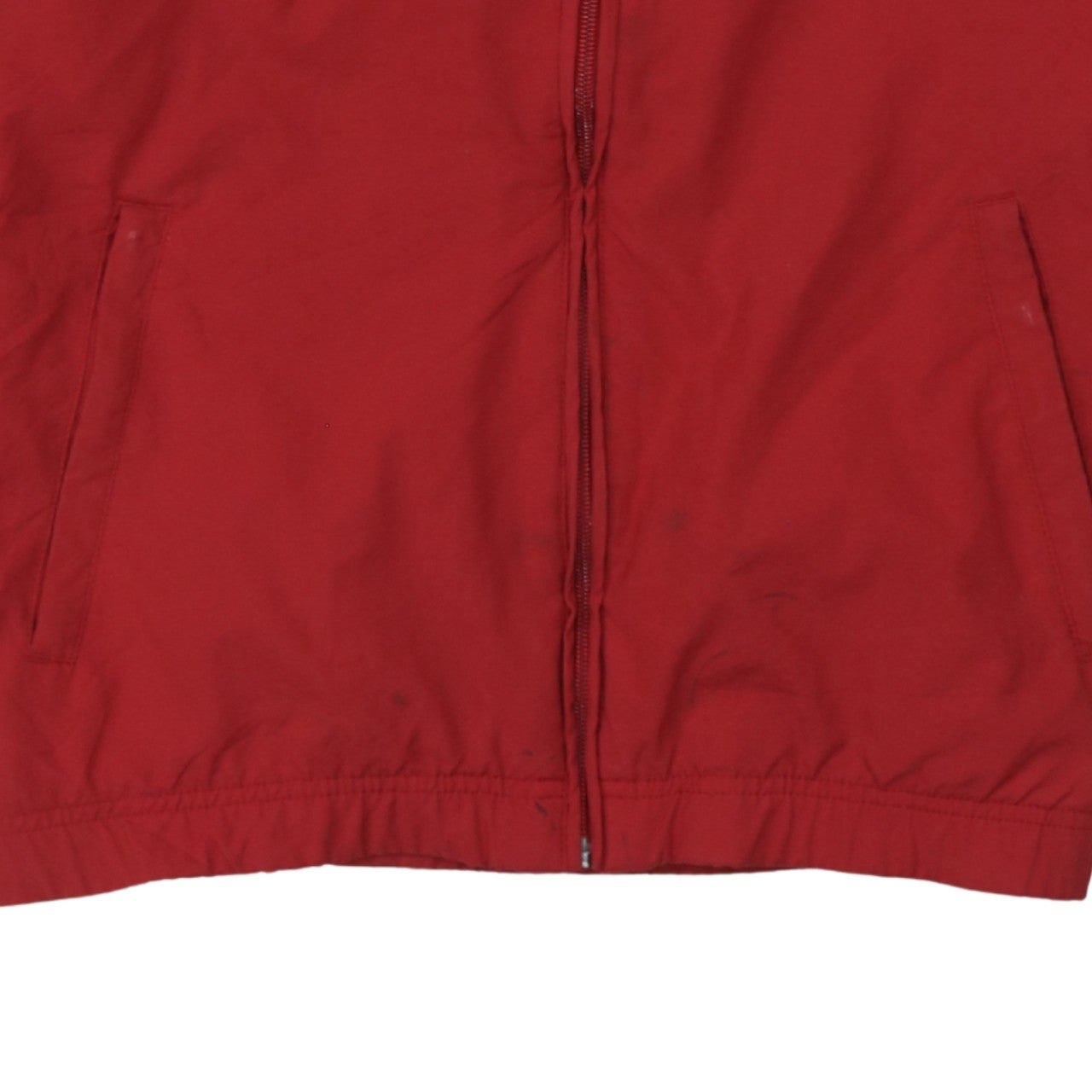 Nike Men’s Red & Black Track Jacket M Polyester Full Zip Sportswear