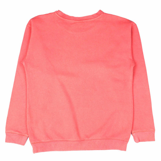 Puma Womens Pink Crew Neck Pullover Sweatshirt Size 12