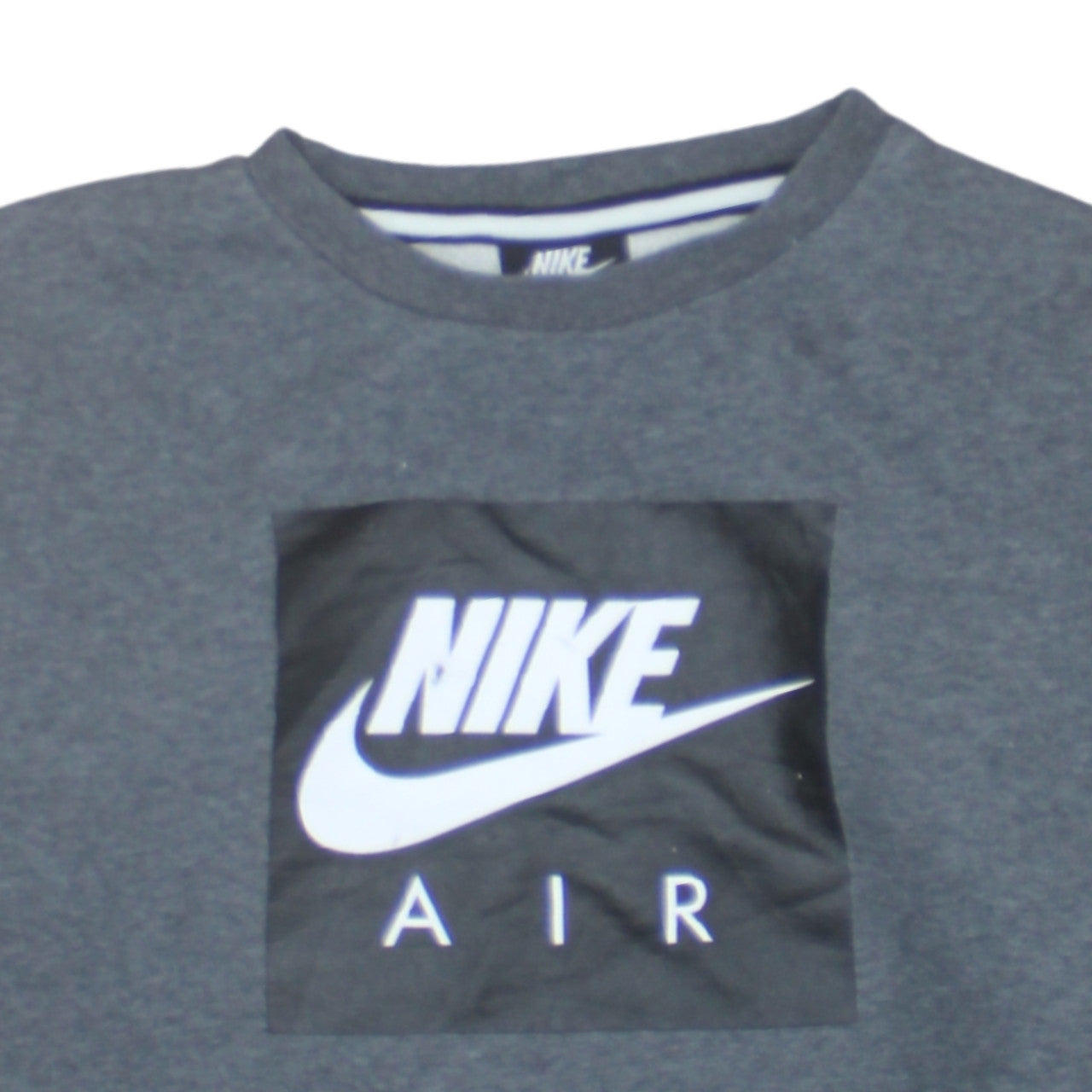 Nike Boys Grey Air Logo Pullover Sweatshirt XL 13-15 Yrs