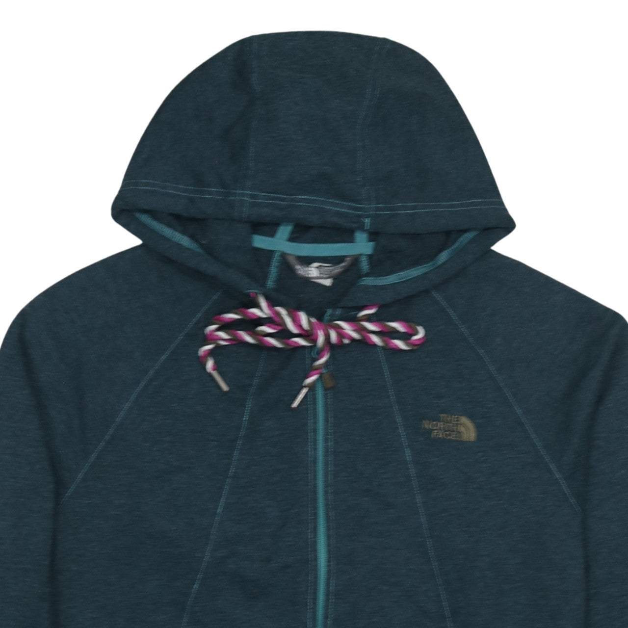 The North Face Women's Blue Full Zip Hoodie Size M - Hooded Activewear