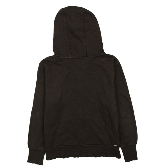 Adidas Women's Black Full Zip Hoodie Large Logo Sweatshirt